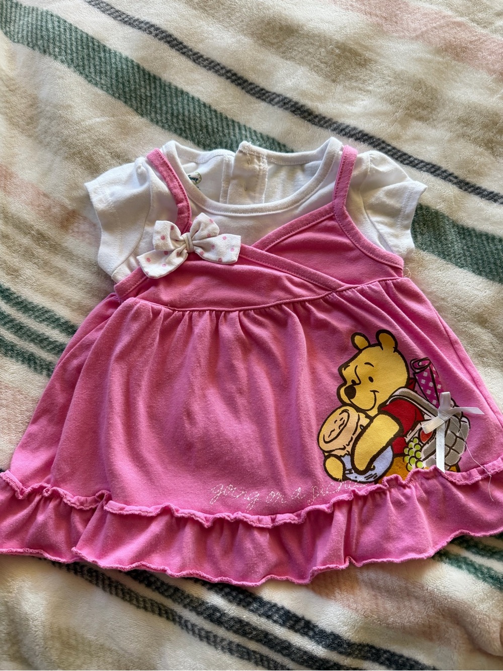 Vintage Pooh Bear Kids Dress